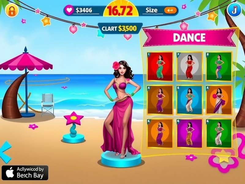 Bollywood Beach Bash character customization options
